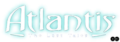 Atlantis: The Lost Tales logo for Sega Saturn